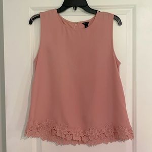 Ann Taylor Embroidered Dress Shirt